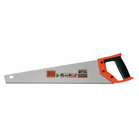 WILLIAMS Bahco Professional Handsaw Bi-Mold 22in. 9 TPI 2500-22-XT-HP